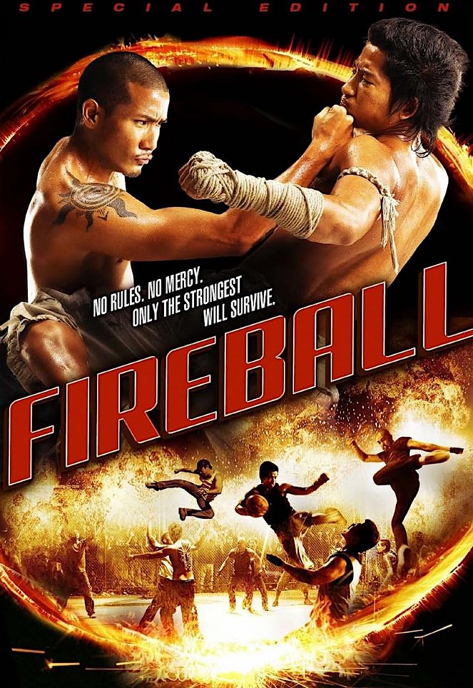 Fireball Muay Thai dunk - Posters