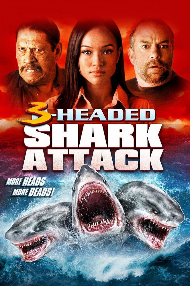 El ataque del tiburón de tres cabezas - Carteles