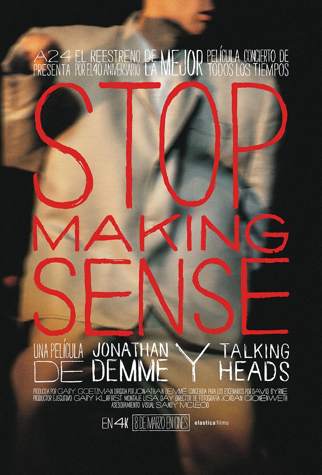 Stop Making Sense - Carteles