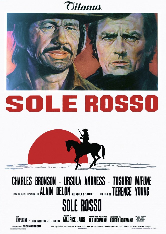 Soleil rouge - Affiches
