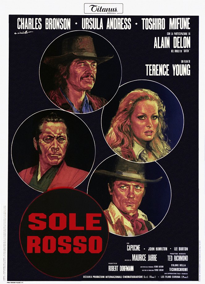 Soleil rouge - Affiches