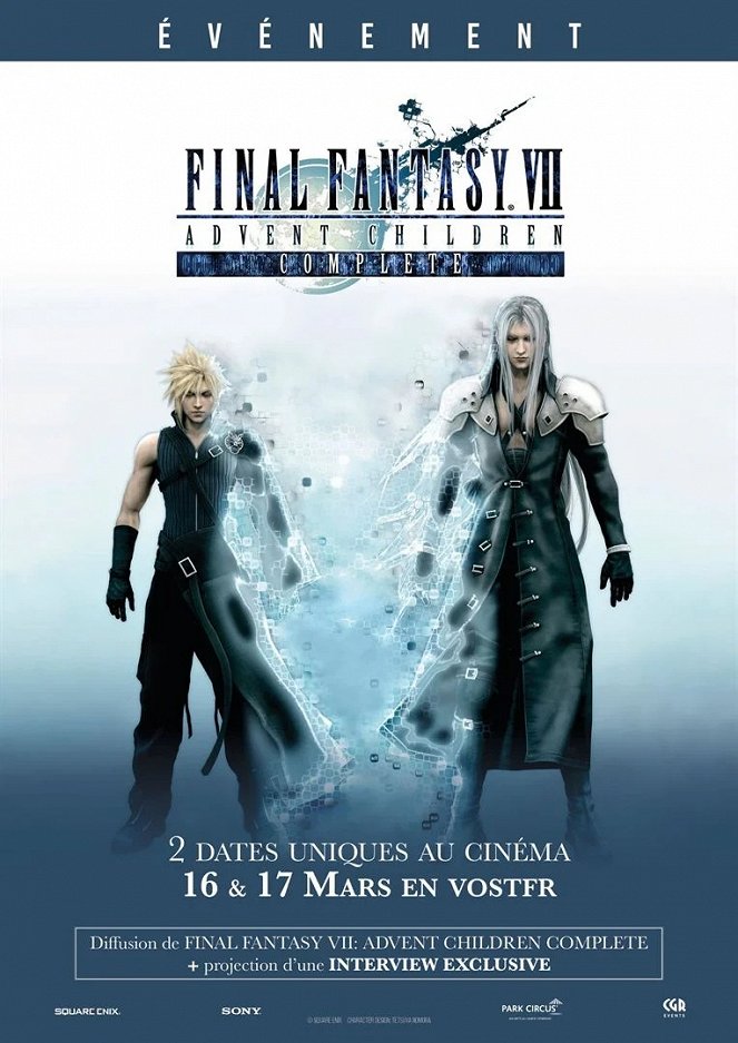 Final fantasy VII : Advent Children - Affiches
