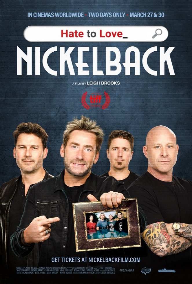 Hate to Love: Nickelback - Affiches