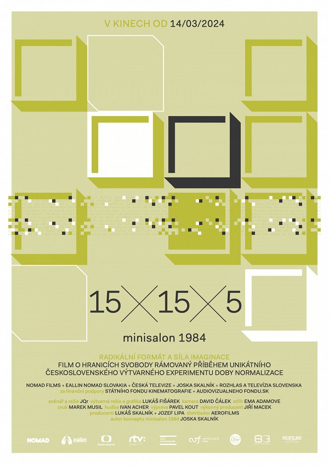 15 x 15 x 5 (minisalon 1984) - Plakaty