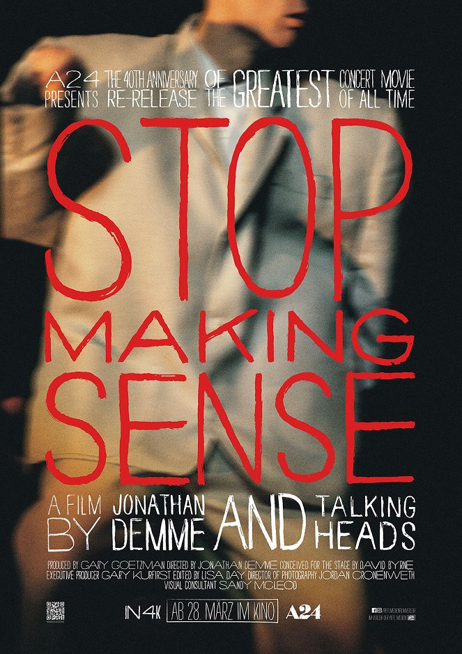 Stop Making Sense - Plakate