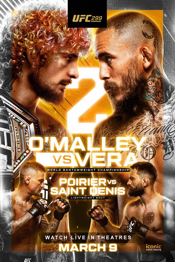 UFC 299: O’Malley vs. Vera 2 - Plagáty