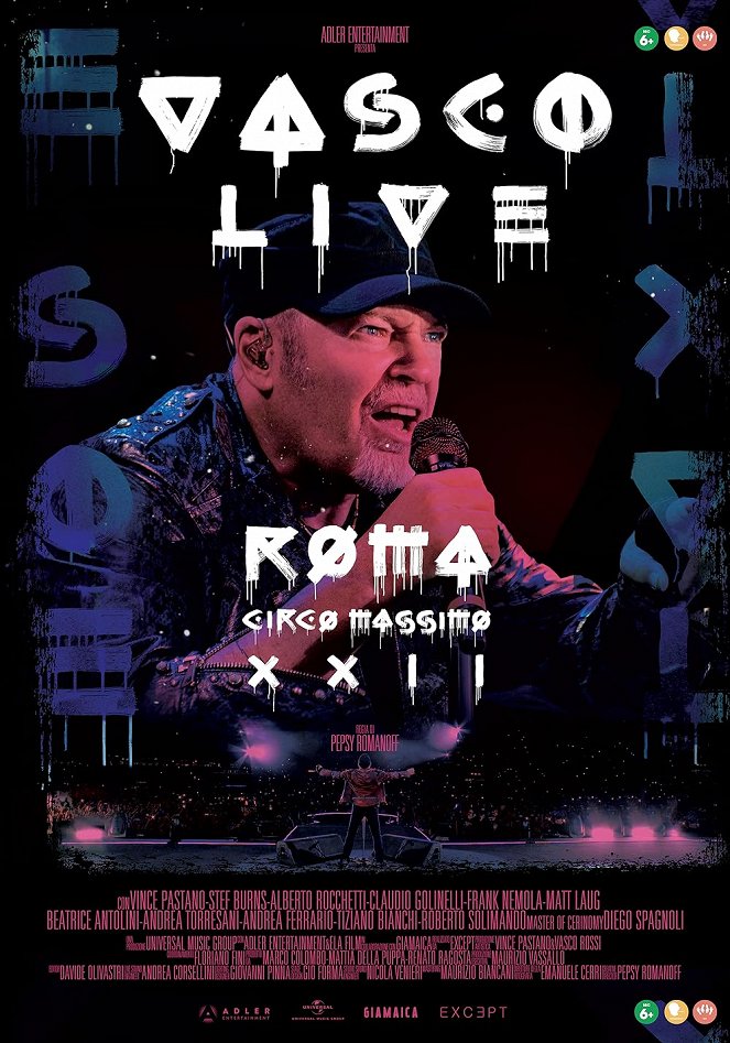 Vasco Live - Circo Massimo Roma - Plagáty