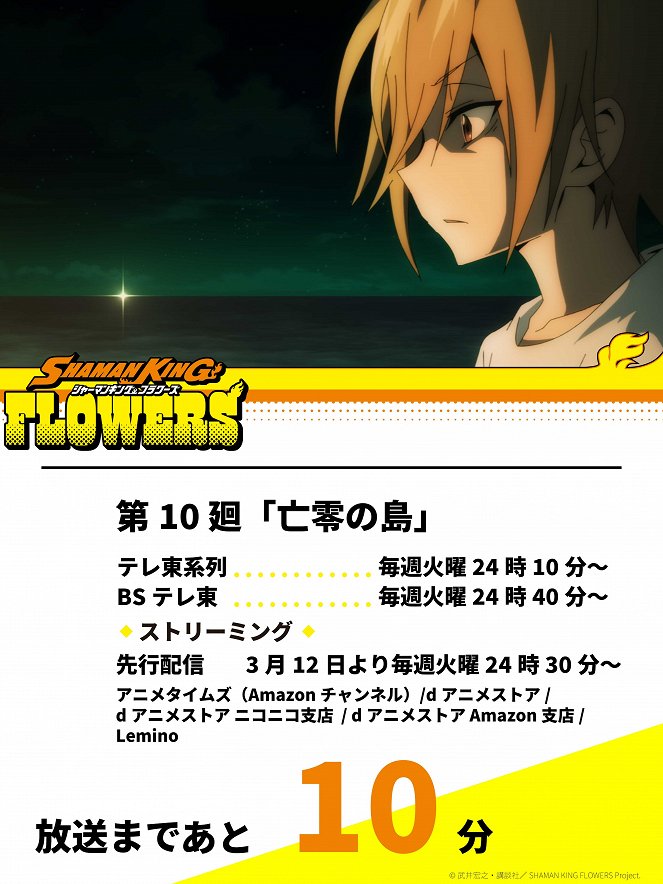 Shaman King: Flowers - Bourei no Shima - Plakátok