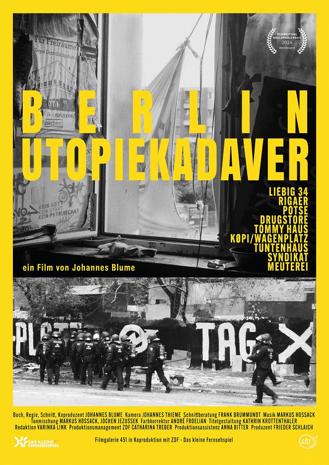 Berlin Utopiekadaver - Plakátok