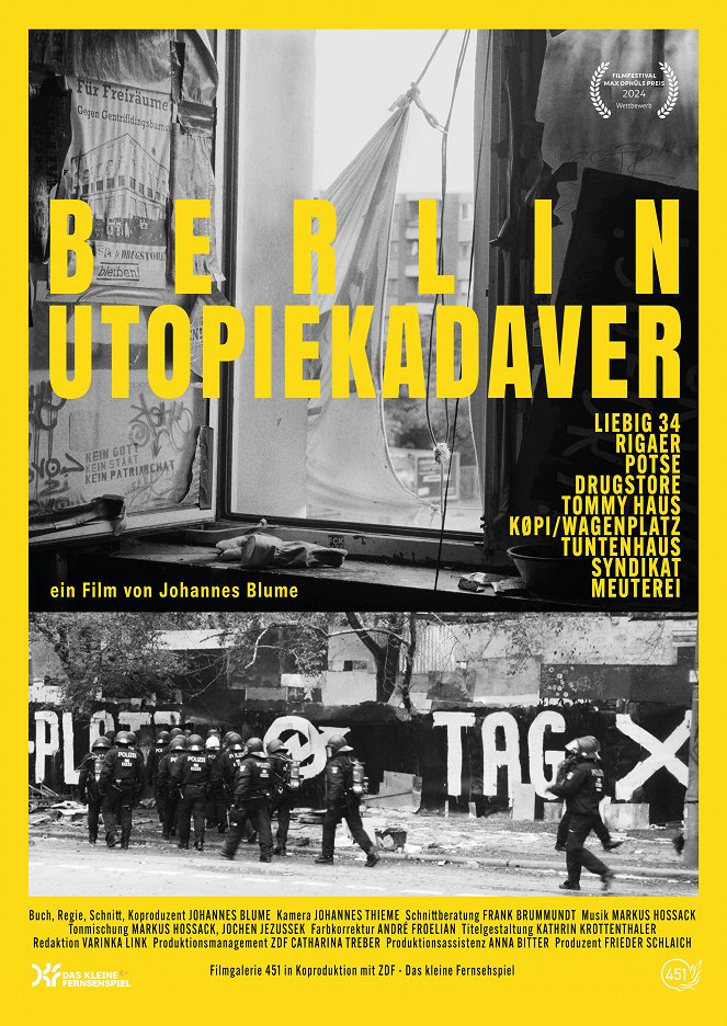 Berlin Utopiekadaver - Carteles