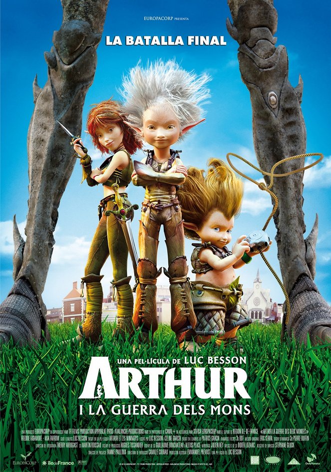 Arthur y la guerra de los mundos - Carteles