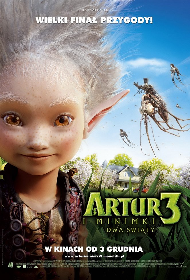 Artur i Minimki 3: Dwa światy - Plakaty