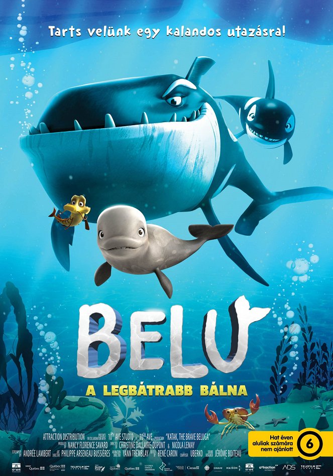 Belu - A legbátrabb bálna - Plakátok