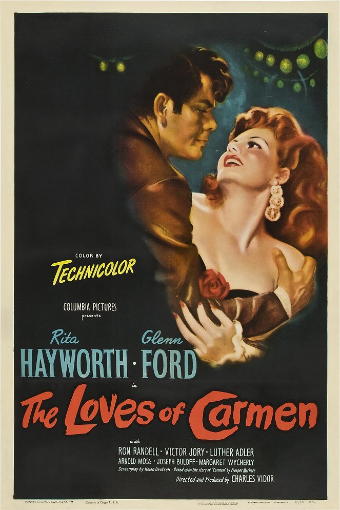 The Loves of Carmen - Plakate