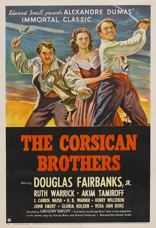 The Corsican Brothers - Cartazes