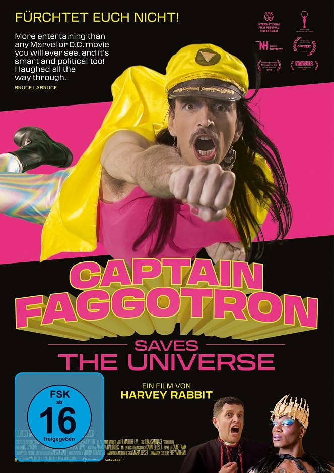 Captain Faggotron Saves the Universe - Plakate