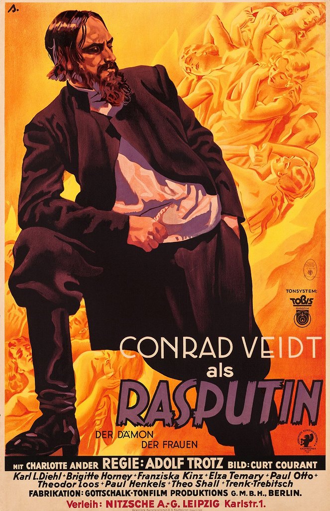 Rasputin, Dämon der Frauen - Posters