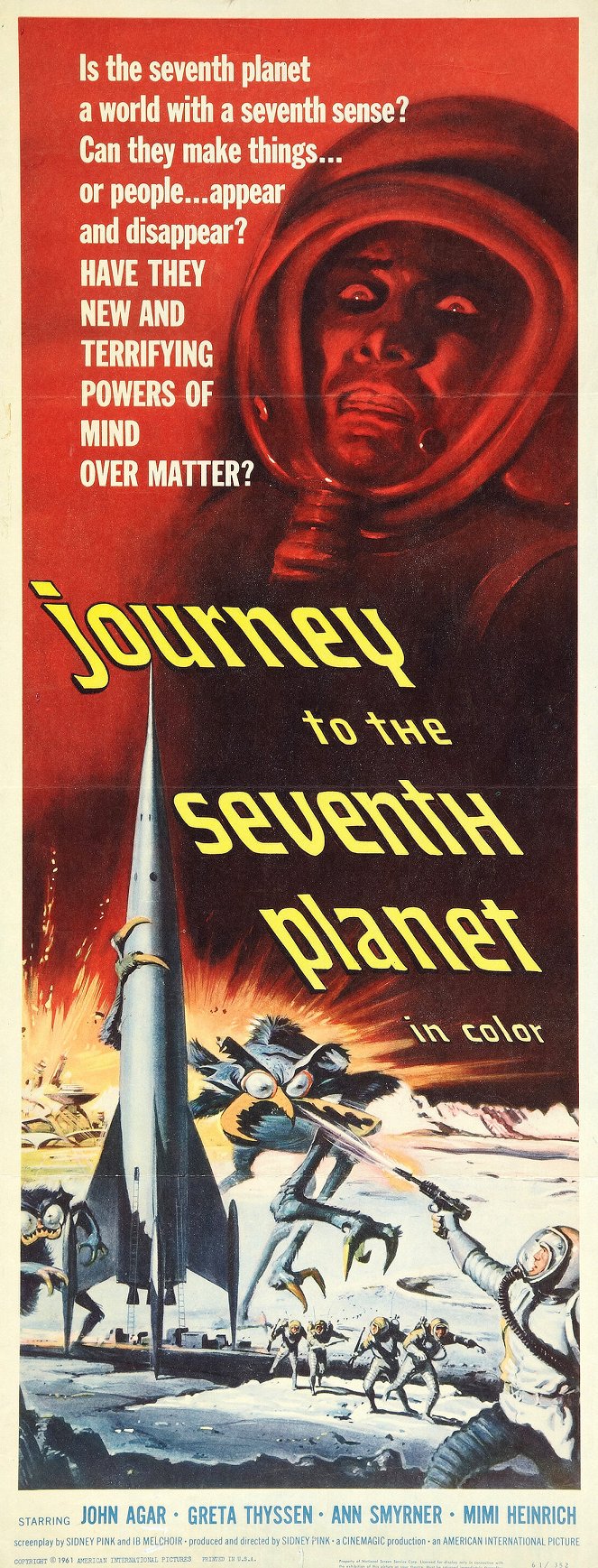 Journey to the Seventh Planet - Affiches