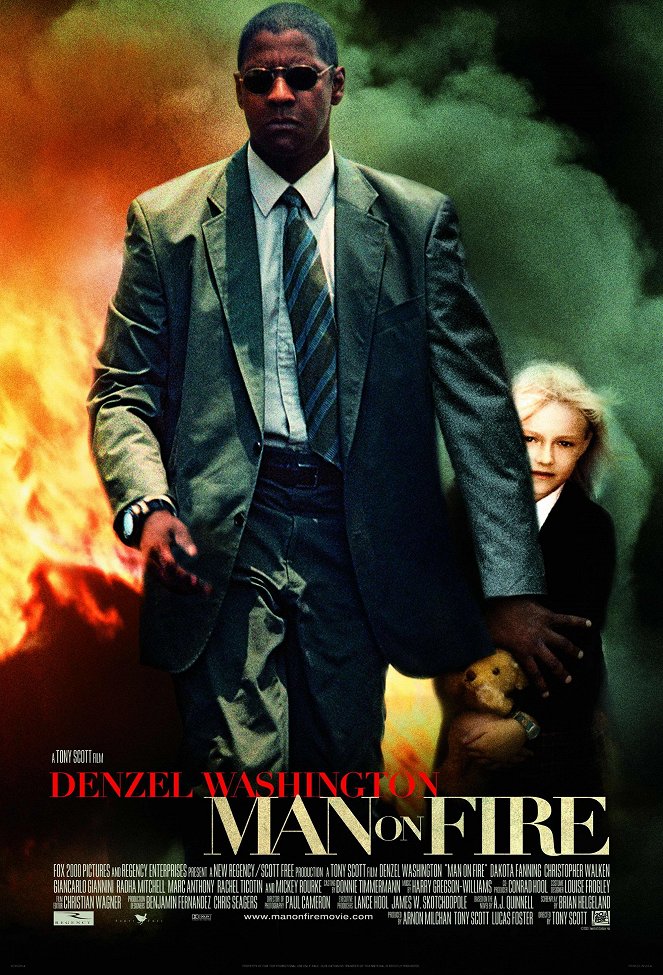 Człowiek w ogniu - Plakaty