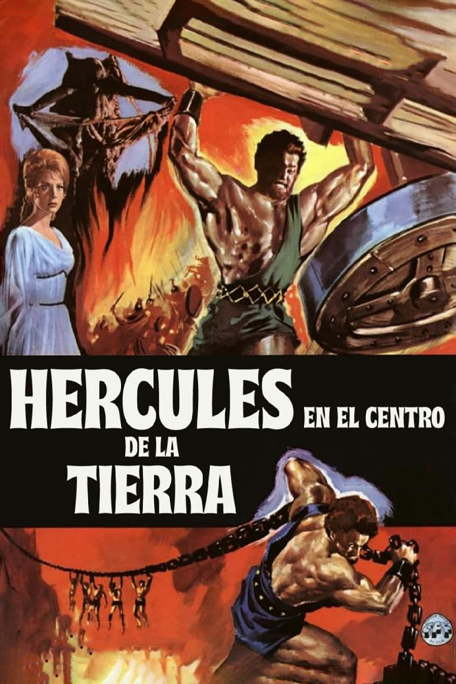 Hércules en el centro de la Tierra - Carteles