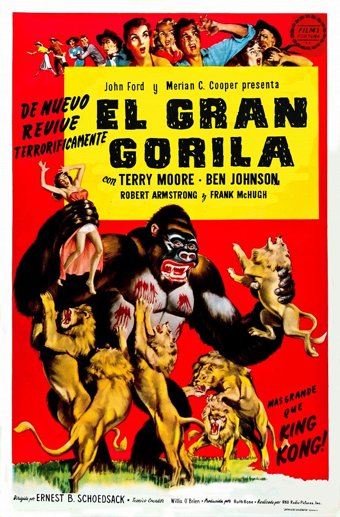 El gran gorila - Carteles