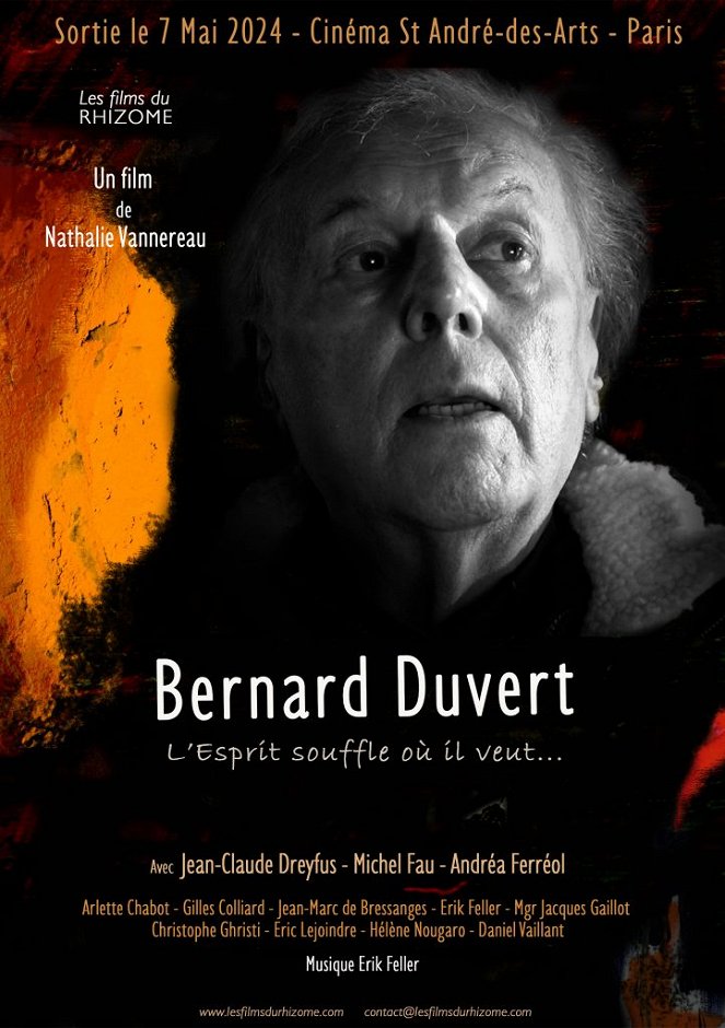 Bernard Duvert, l'esprit souffle où il veut - Plakaty