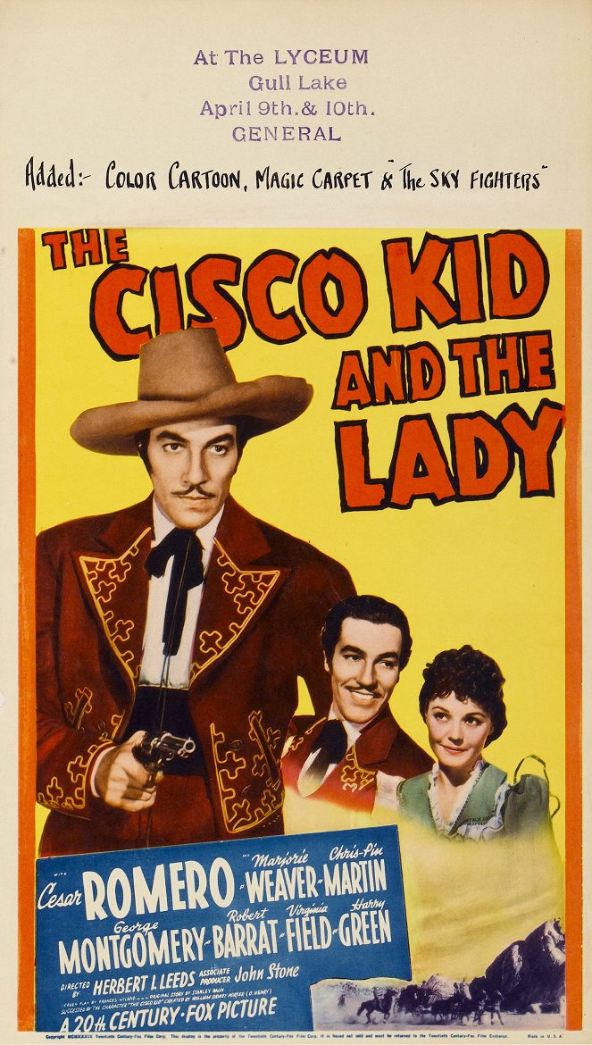 The Cisco Kid and the Lady - Julisteet