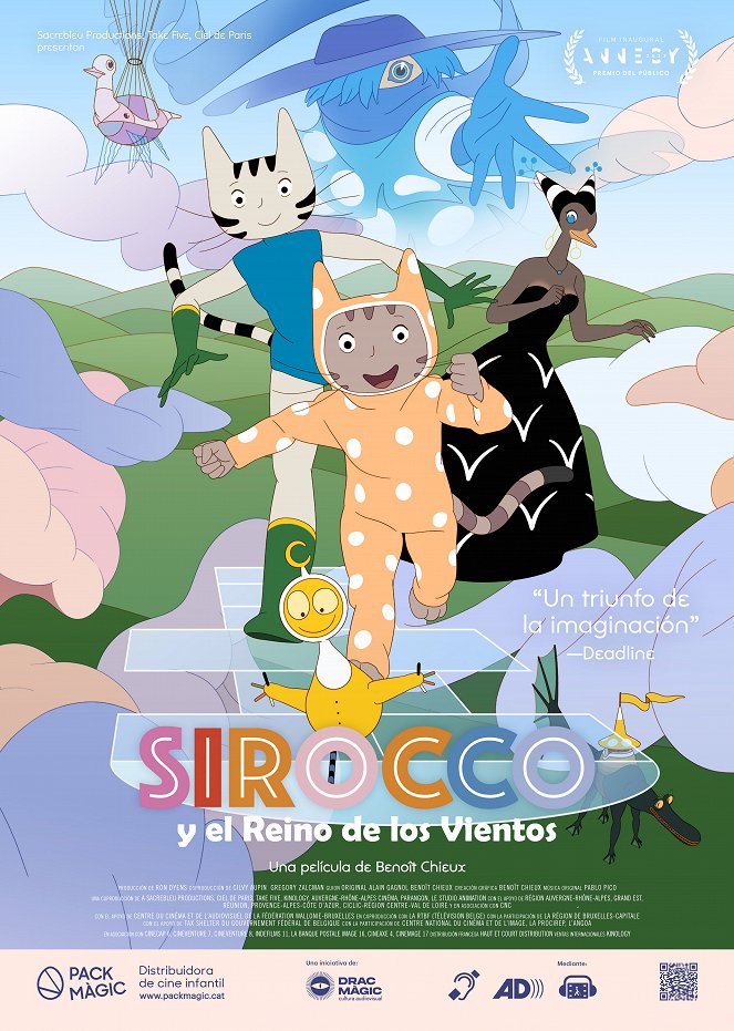 Sirocco y el reino de los vientos - Carteles