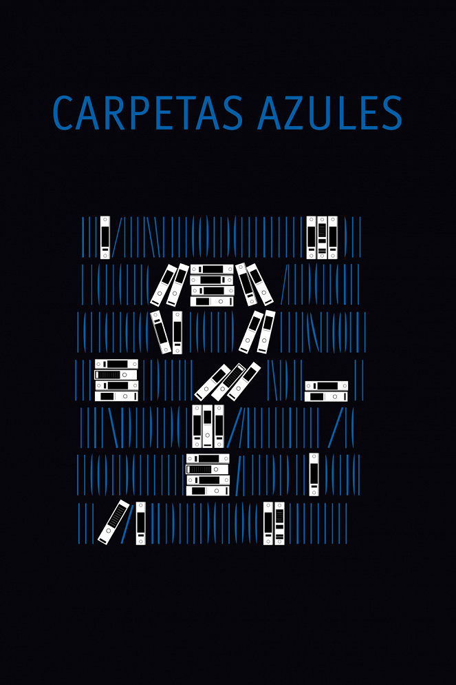 Carpetas azules - Cartazes