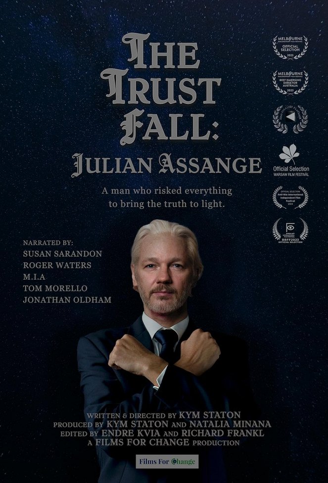 The Trust Fall: Julian Assange - Plakáty