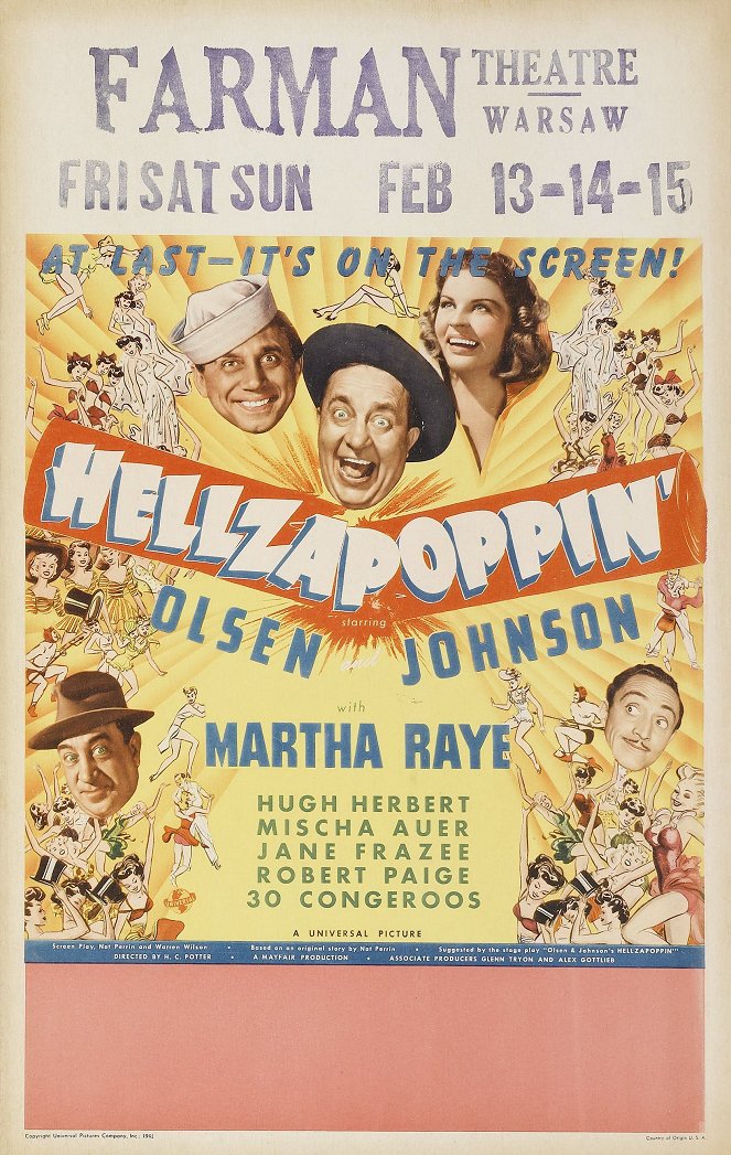 Hellzapoppin' - Plakáty