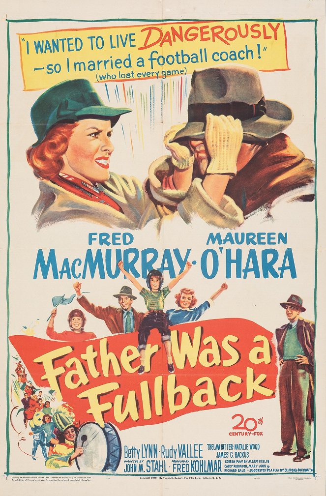 Father Was a Fullback - Plakate