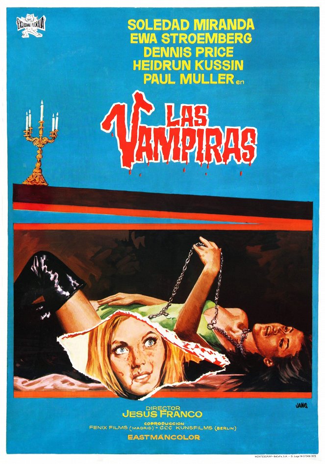 Vampiros lesbos - Plakáty