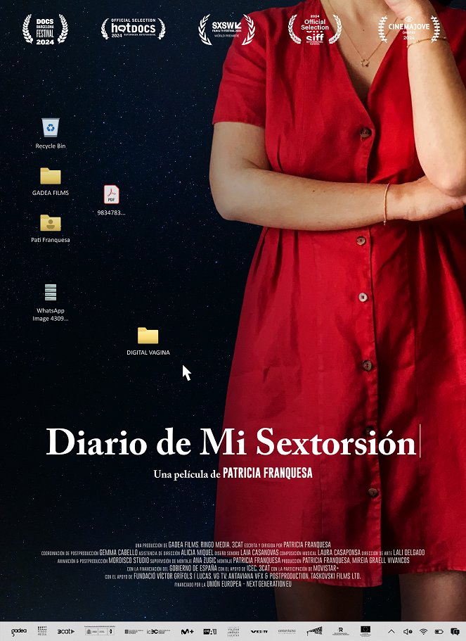 Diario de mi sextorsión - Posters