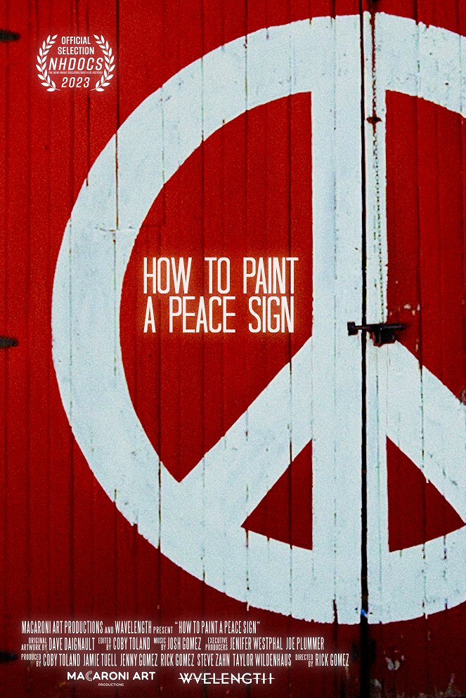 How to Paint a Peace Sign - Plagáty