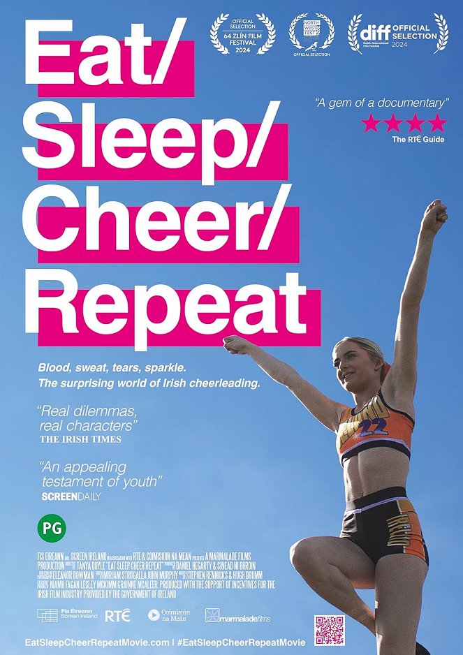 Eat/Sleep/Cheer/Repeat - Plakate