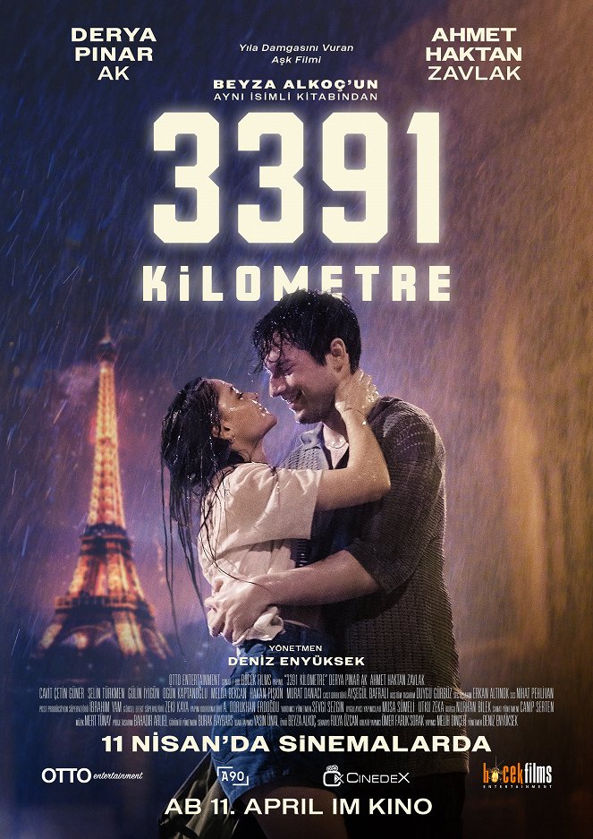 3391 Kilometer - Plakate