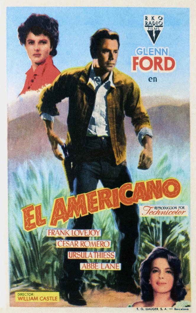 El americano - Carteles