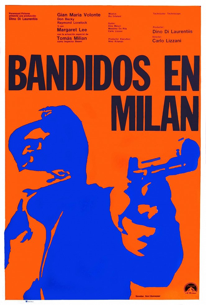 Bandidos en Milán - Carteles