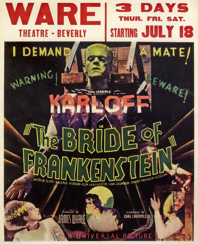 Frankenstein menyasszonya - Plakátok