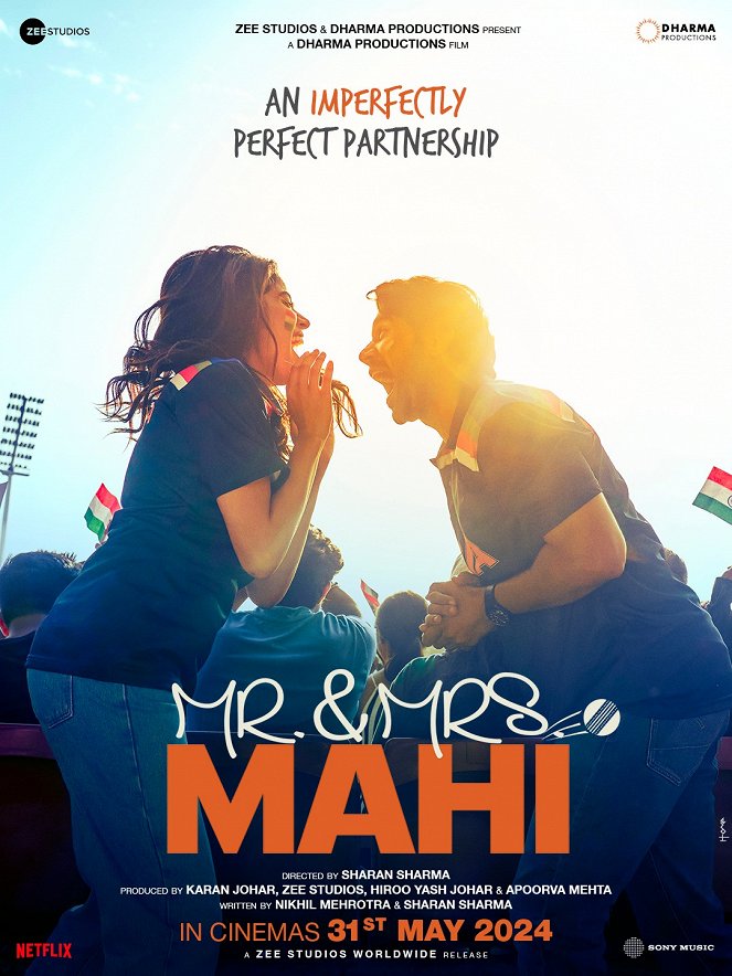 Mr. & Mrs. Mahi - Posters