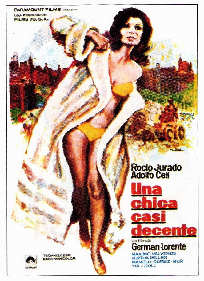 Una chica casi decente - Posters