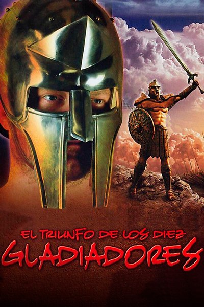 Il trionfo dei dieci gladiatori - Cartazes