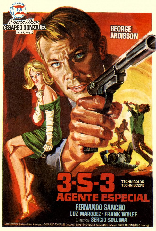 Agente 3S3, massacro al sole - Posters