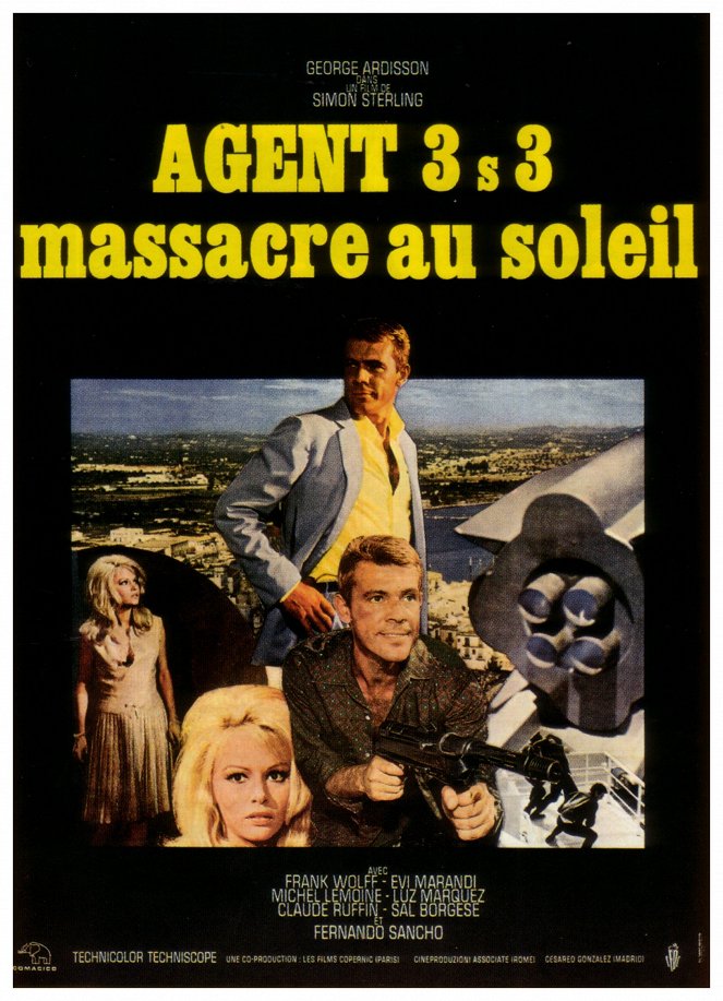 Agente 3S3, massacro al sole - Julisteet