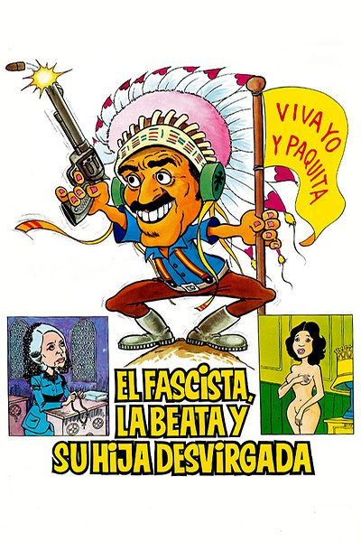 El fascista, la beata y su hija desvirgada - Plakate