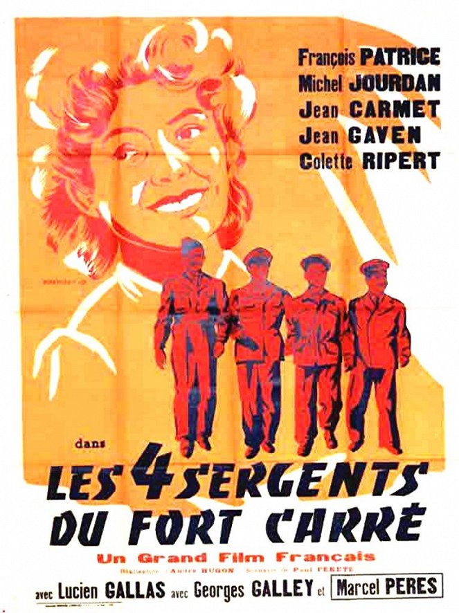 Les Quatre Sergents du Fort Carré - Plakáty