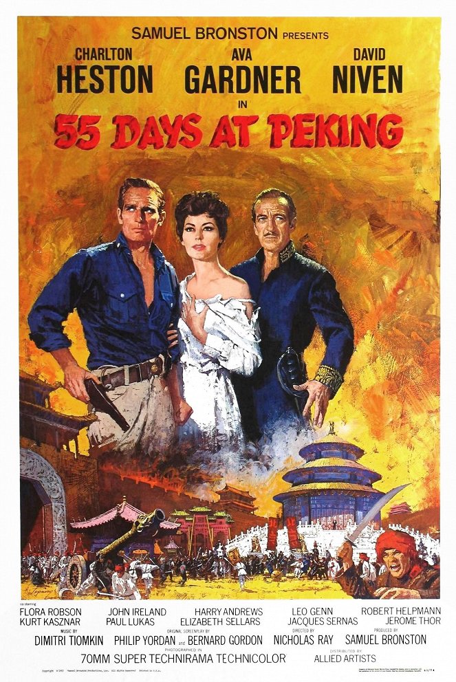 55 dní v Pekingu - Plakáty