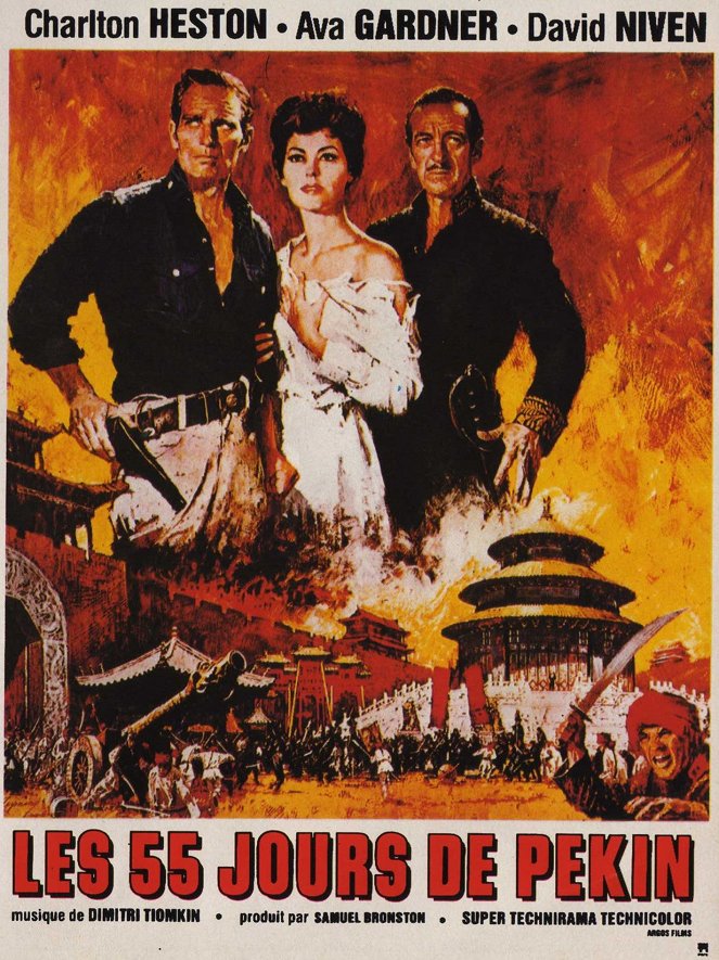 Les 55 jours de Pékin - Affiches