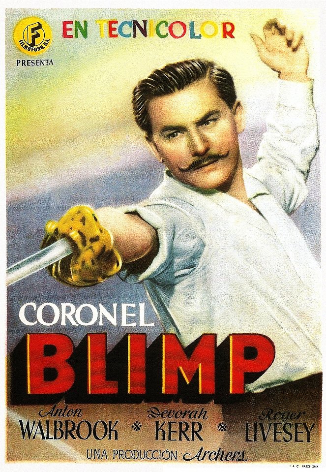 Vida y muerte del coronel Blimp - Carteles
